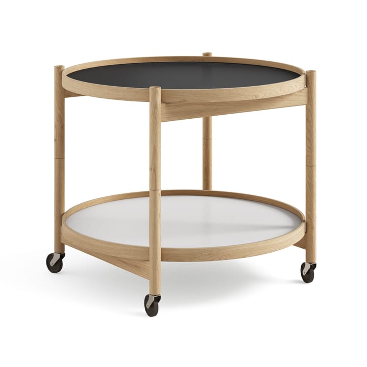 Bølling Tray Table model 60 stół obrotowy - base, stojak z dębu olejowanego - Brdr. Krüger