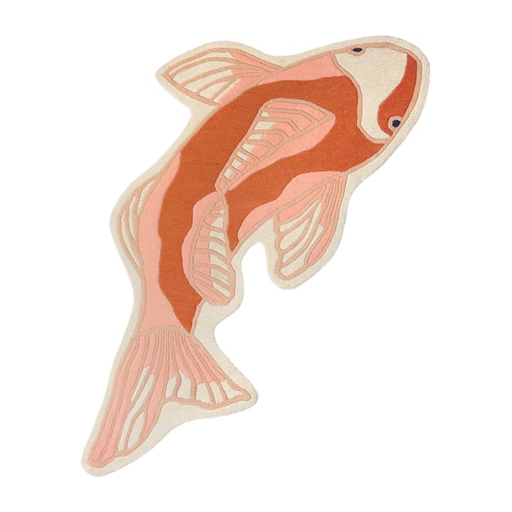 Dywan Koi 97x130 cm - Pumpkin orange - Broste Copenhagen