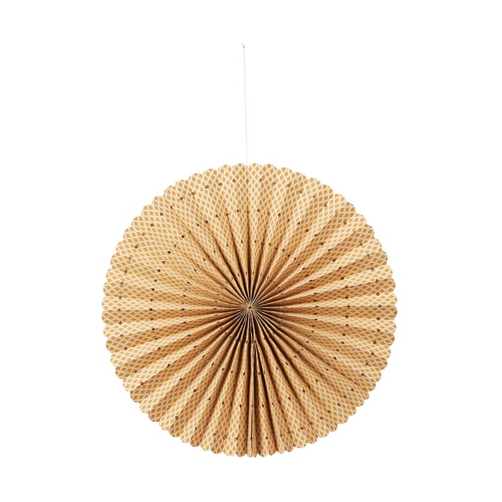 Gwiazda adwentowa Stella Rosette M Ø43 cm - Harvest gold-natural - Broste Copenhagen