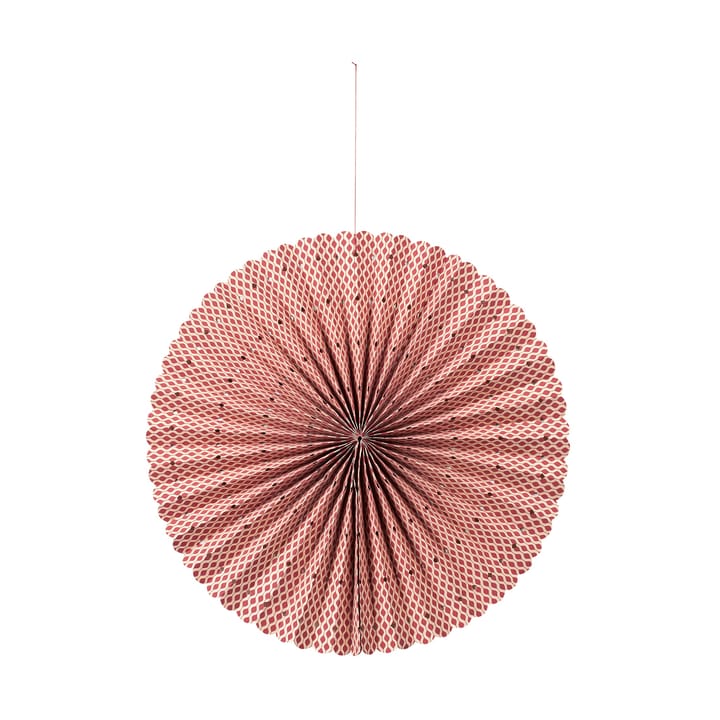 Gwiazda adwentowa Stella Rosette M Ø43 cm - Pompeian red-natural - Broste Copenhagen