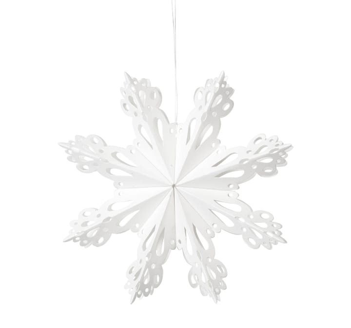 Snowflake Dekoracja świąteczna White, Ø15 cm Broste Copenhagen