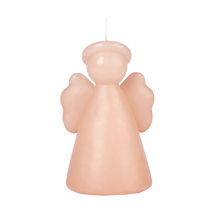 Świeczka Angel Sculpture 14 cm - Dusty peach rose - Broste Copenhagen