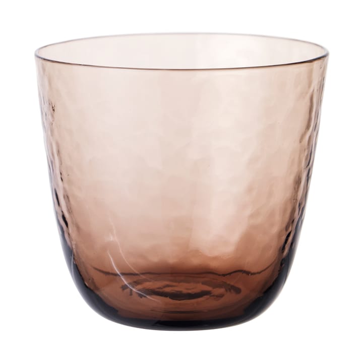 Szklanka tumbler Hammered 15 cl, Brązowa Broste Copenhagen