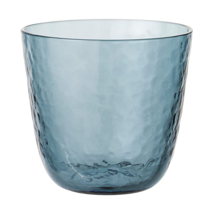 Szklanka tumbler Hammered 15 cl, Niebieska Broste Copenhagen