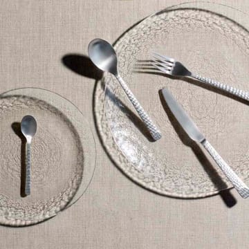 Sztućce Hune 16 szt. - Brushed satin hammered - Broste Copenhagen