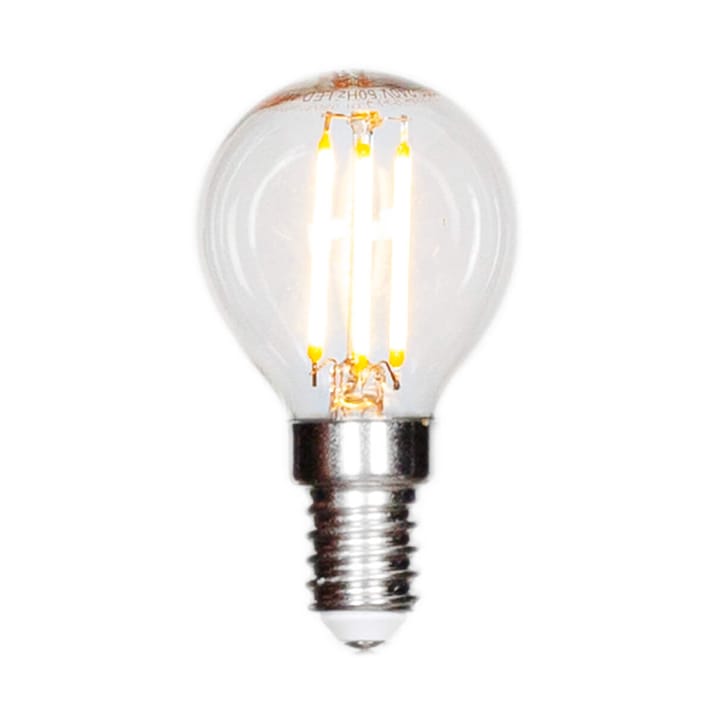 E14 Żarówka LED, kula ściemniana, 4W, Jasny Ø4,5 cm By Rydéns