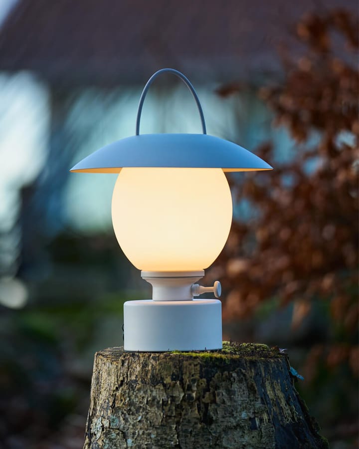 Lampa stołowa Castro IP44 USB, Piaskowy beż By Rydéns