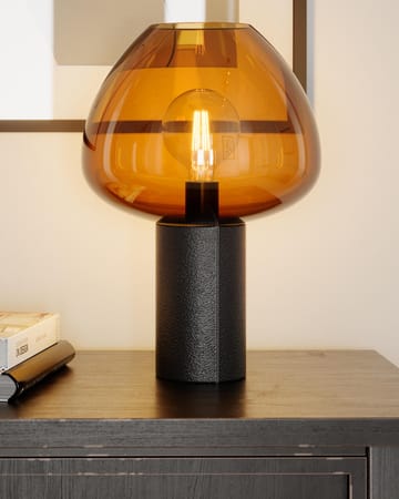 Lampa stołowa Cozy 41,5 cm - Czarny koniak - By Rydéns