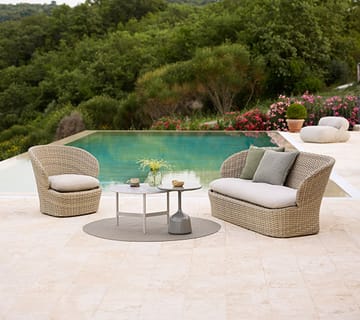 Coast fotel lounge swivel - Sand (Flat Weave) - Cane-line