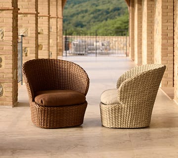 Coast fotel lounge swivel - Sand (Flat Weave) - Cane-line