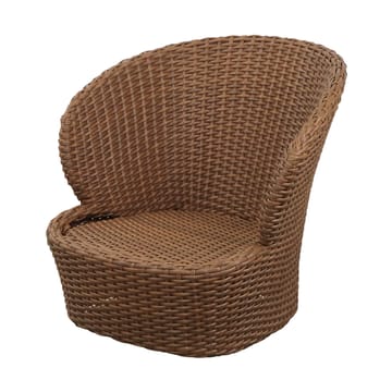 Coast fotel lounge swivel - Umber brown (Flat Weave) - Cane-line