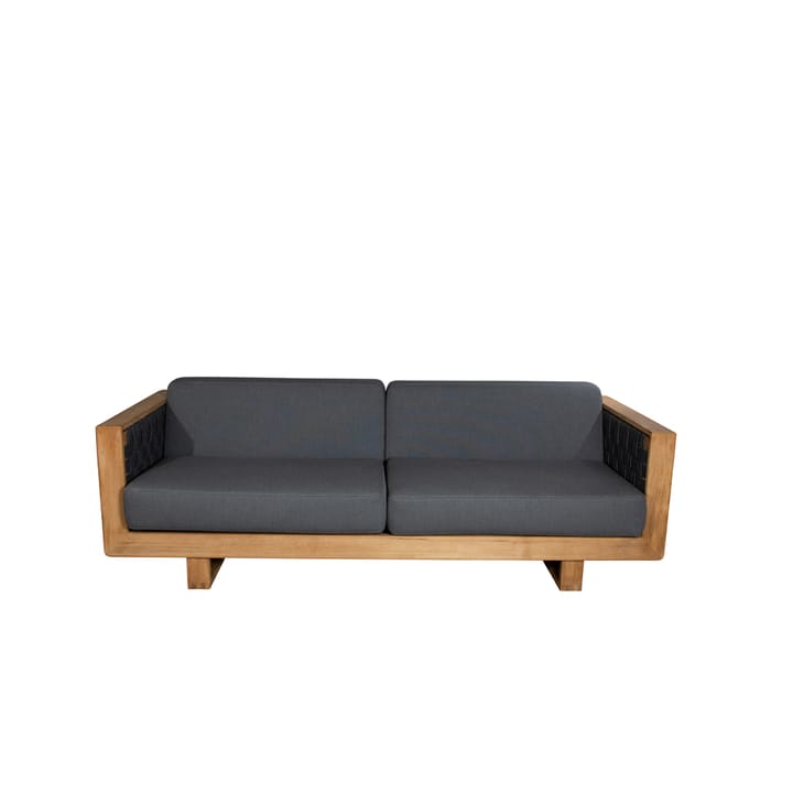 Sofa 3-osobowa Angle, Dark Grey, drewno tekowe Cane-line