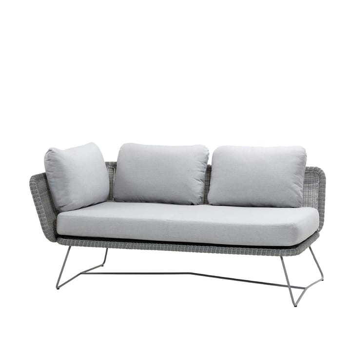 Sofa modułowa Horizon - Cane-Line Natté Light Grey, prawostronna - Cane-line