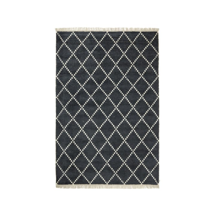 KIi dywan - black/offwhite, bambu/silke, 230x320 cm - Chhatwal & Jonsson