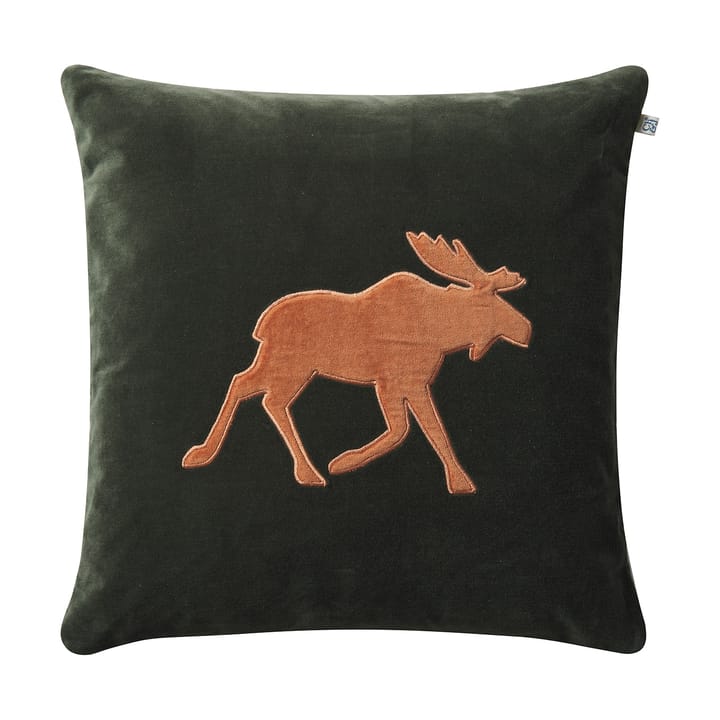 Poszewka na poduszkę Moose 50x50 cm - Forest Green-terracotta - Chhatwal & Jonsson