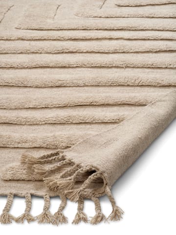 Dywan wełniany Field 170x230 cm - Natural Beige - Classic Collection