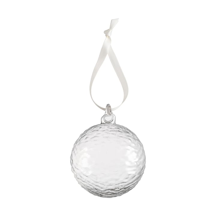 Bombka świąteczna Gry Marble Ø8 cm - Clear - Cooee Design