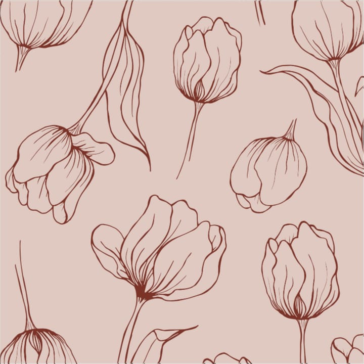 Serwetki Tulipa 33x33 cm, 18-pak - Blush - Cooee Design