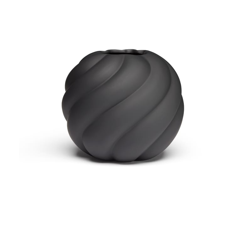 Wazon Twist Ball 12 cm - Black - Cooee Design