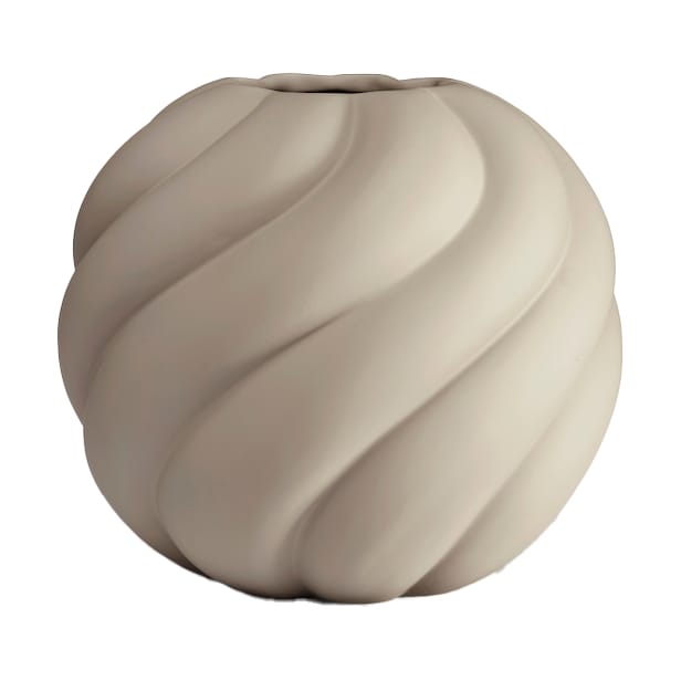 Wazon Twist Ball 12 cm - Sand - Cooee Design