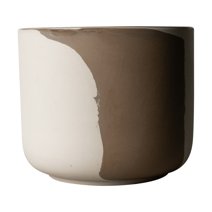 Doniczka Calm Ø23 cm - Beige-brown - DBKD