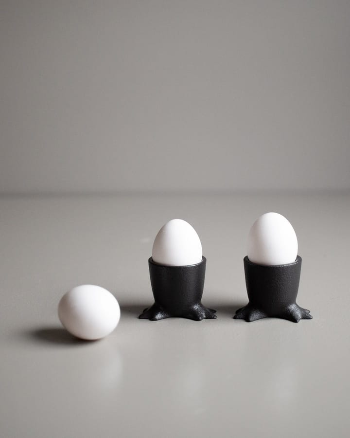 Kieliszek na jajko Walking Egg - Black - DBKD