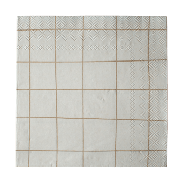 Serwetki papierowe Square 33x33 cm 20 szt.
 - Creme - DBKD