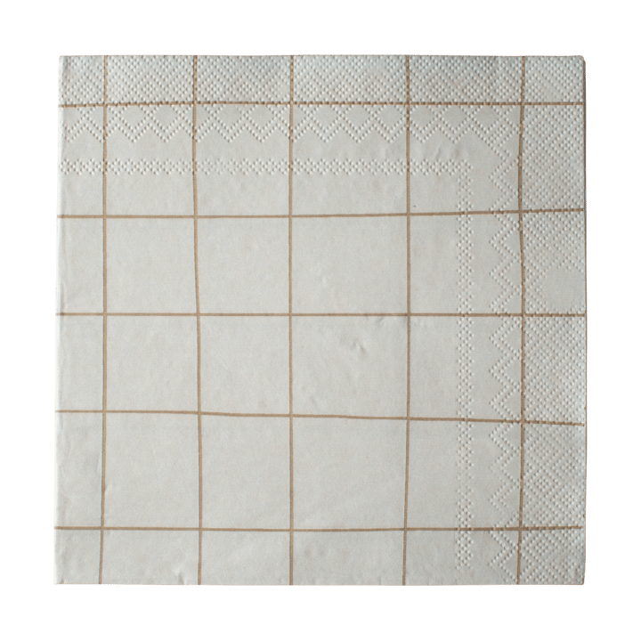 Serwetki papierowe Square 33x33 cm 20 szt.
 - Creme - DBKD