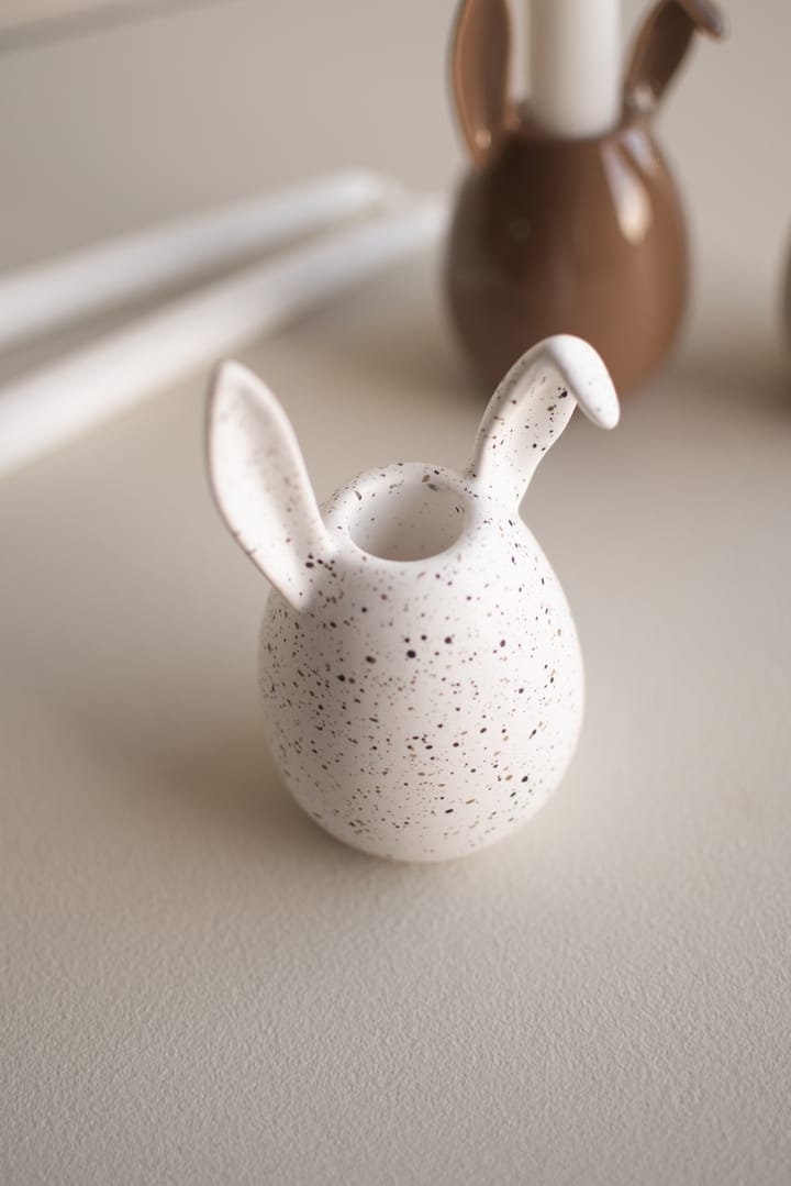 Świecznik Rabbit 13 cm, White dot DBKD