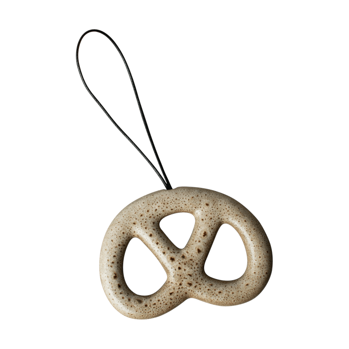 Zawieszka dekoracyjna Hanging Pretzel - Beige - DBKD