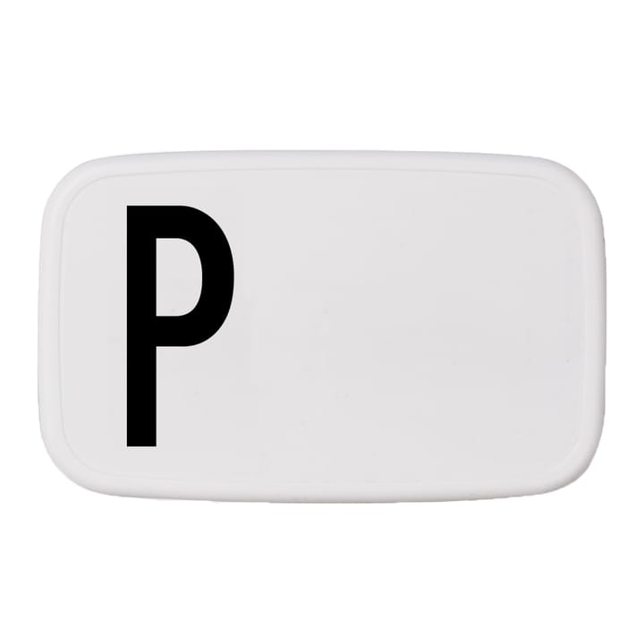 Design Letters lunch box, P Design Letters