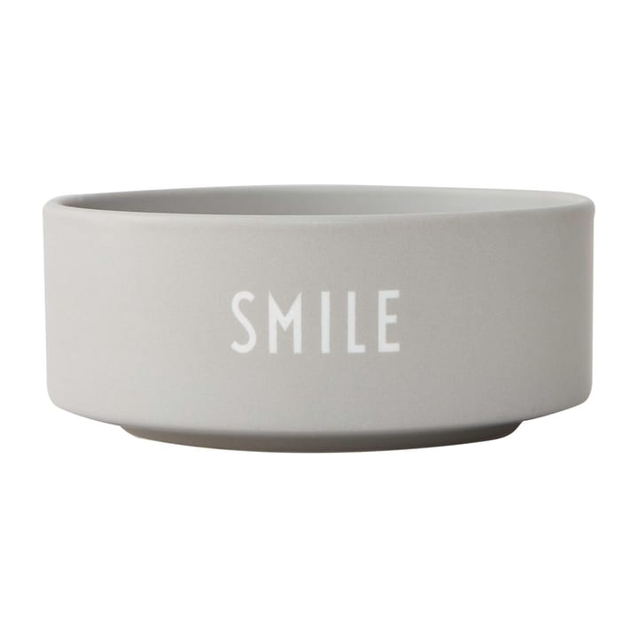 Design Letters misa na przekąski Ø12 cm - Smile-grey - Design Letters