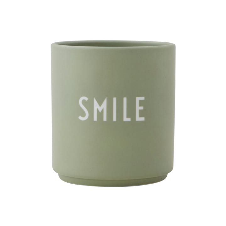 Kubek Favourite Design Letters 25 cl - smile (Zielony) - Design Letters