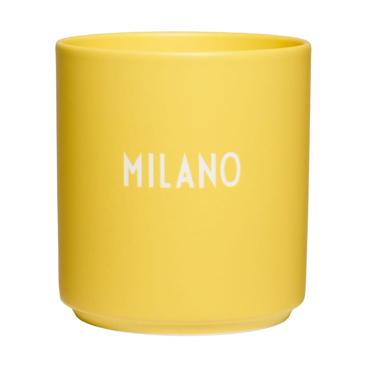 Kubek Favourite Design Letters International 25 cl, Milano-yellow Design Letters