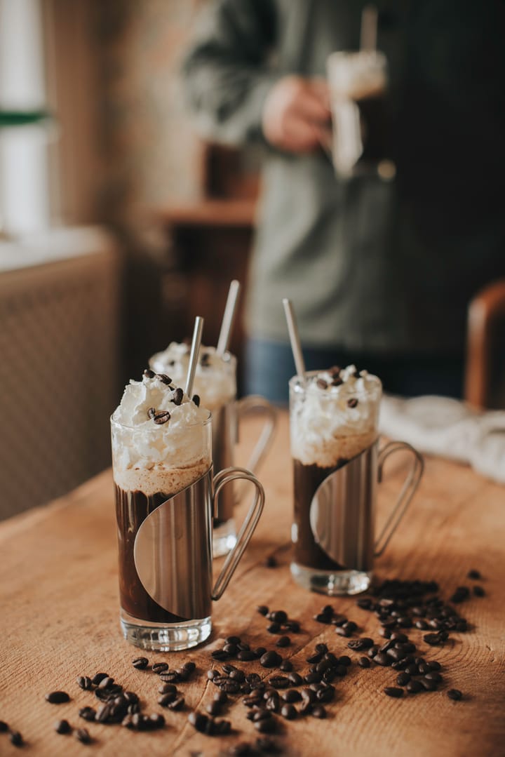 Darry irish coffee set, Szkło-stal nierdzewna Dorre