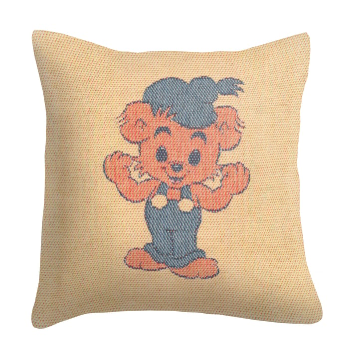 Poszewka na poduszkę Bamse 40x40 cm - Żółta - Ekelund Linneväveri