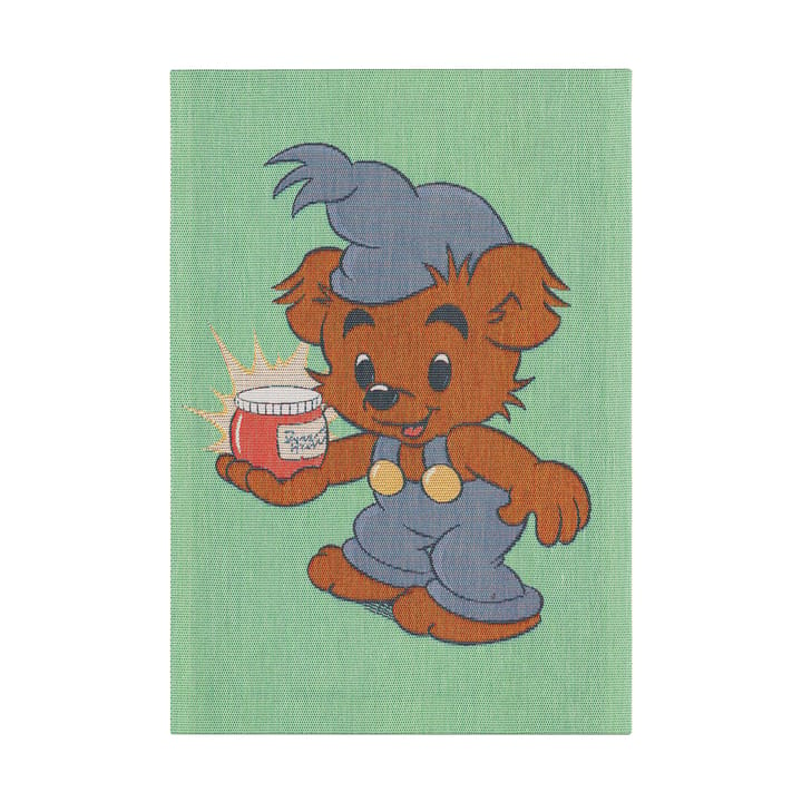 Ręcznik kuchenny Bamse 35x50 cm - Niebiesko-zielony - Ekelund Linneväveri