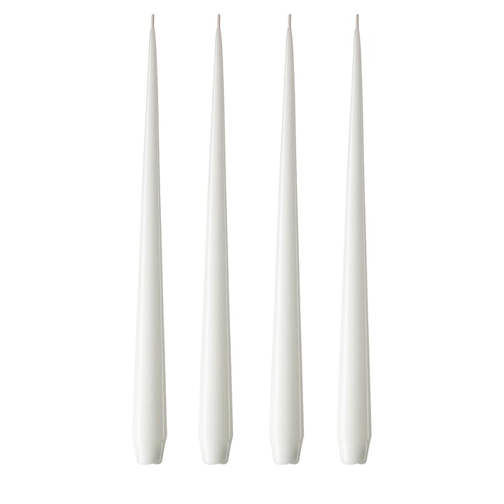 ester & erik świeca 42 cm 4-pack pure white - Lakierowana - Ester & erik