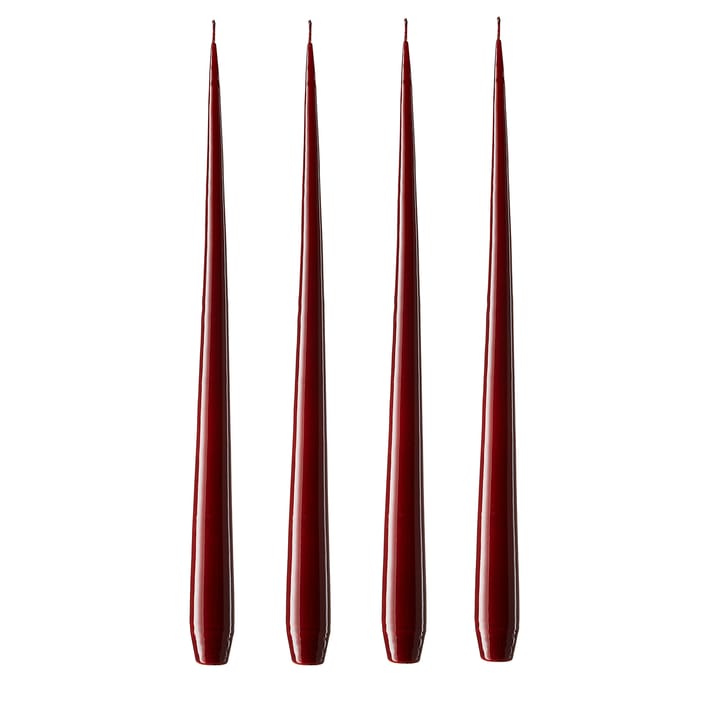 ester & erik świeca 42 cm 4-pack wine red - Lakierowana - ester & erik