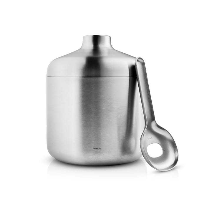 Wiaderko na lód z łyżką Liquid Lounge 1,4 l - Brushed steel - Eva Solo