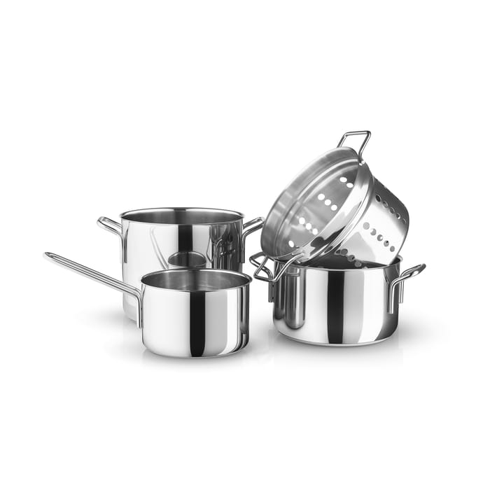 Zestaw garnków Eva Trio Stainless Steel, 4 szt, Stal nierdzewna Eva Solo