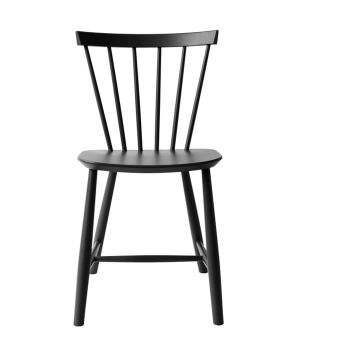 Krzesło J46 - Beech black painted - FDB Møbler