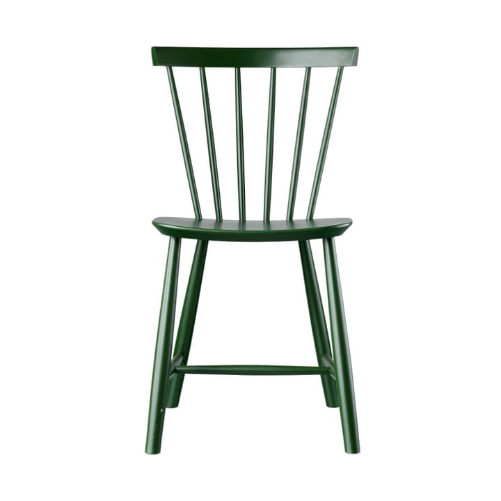 Krzesło J46 - Beech bottle green painted - FDB Møbler