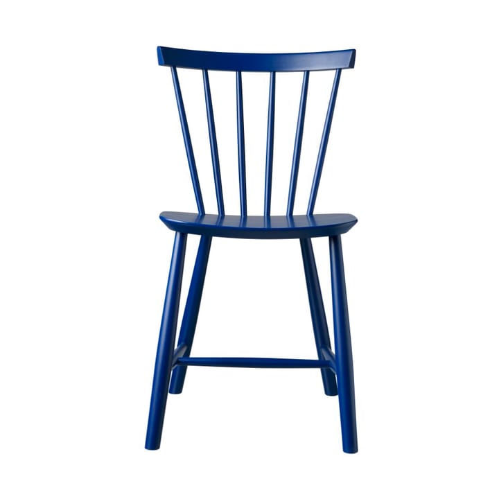 Krzesło J46 - Beech dark blue painted - FDB Møbler