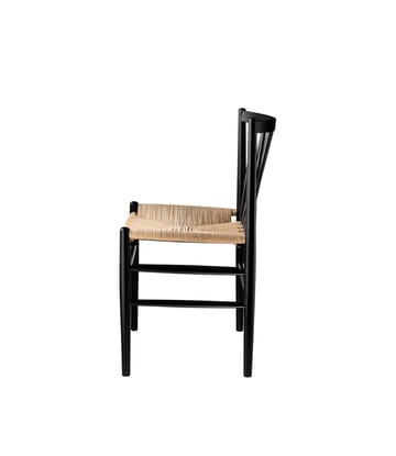 Krzesło J80 - Beech black painted-nature - FDB Møbler