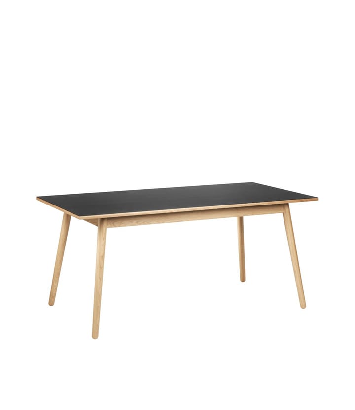 Stół do jadalni C35B 82x160 cm, Black-oak nature lacquered FDB Møbler