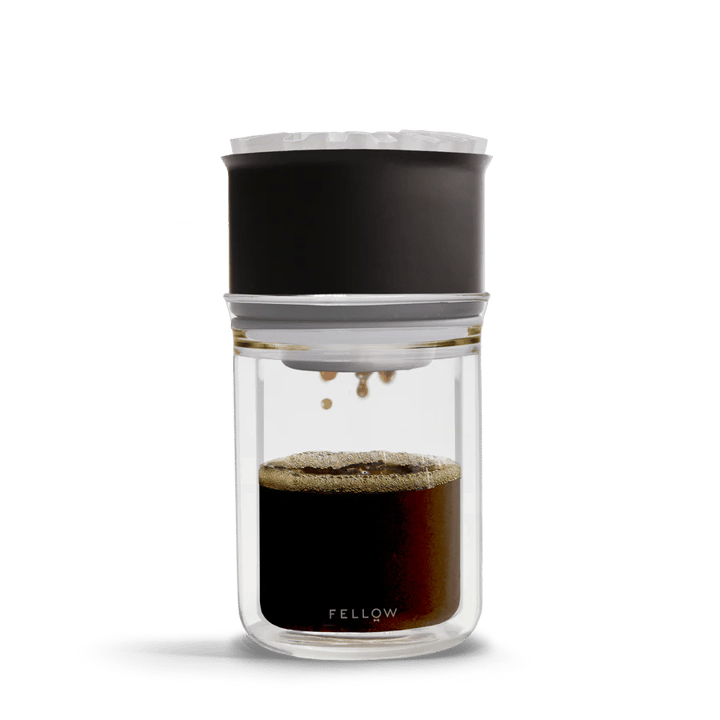 Zestaw do parzenia kawy Stagg X Pour-Over - Matte black-clear glass - Fellow