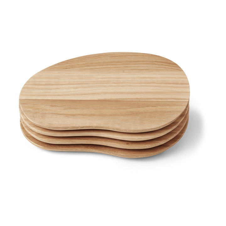 Deseczka śniadaniowa Cairn butter boards 4 szt. - Oak - Ferm LIVING