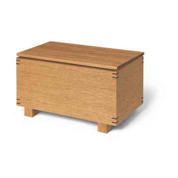 Drewniane pudełko Bon 19x35 cm - Oiled oak - ferm LIVING