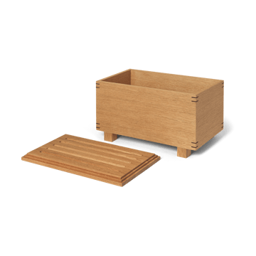 Drewniane pudełko Bon 19x35 cm - Oiled oak - ferm LIVING